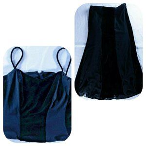 Alex Evenings Womens Sz 14 Dress 2 Piece Black